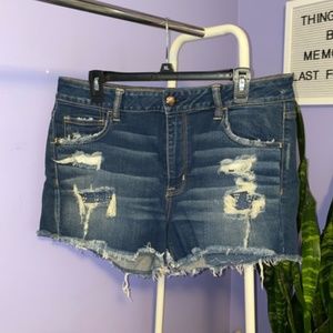 A&E denim shorts